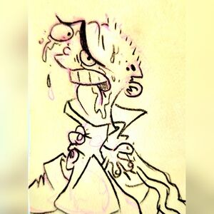 Ed Edd n Eddy "Fistful Of Ed" STORYBOARD Drawing - Raven Molisee